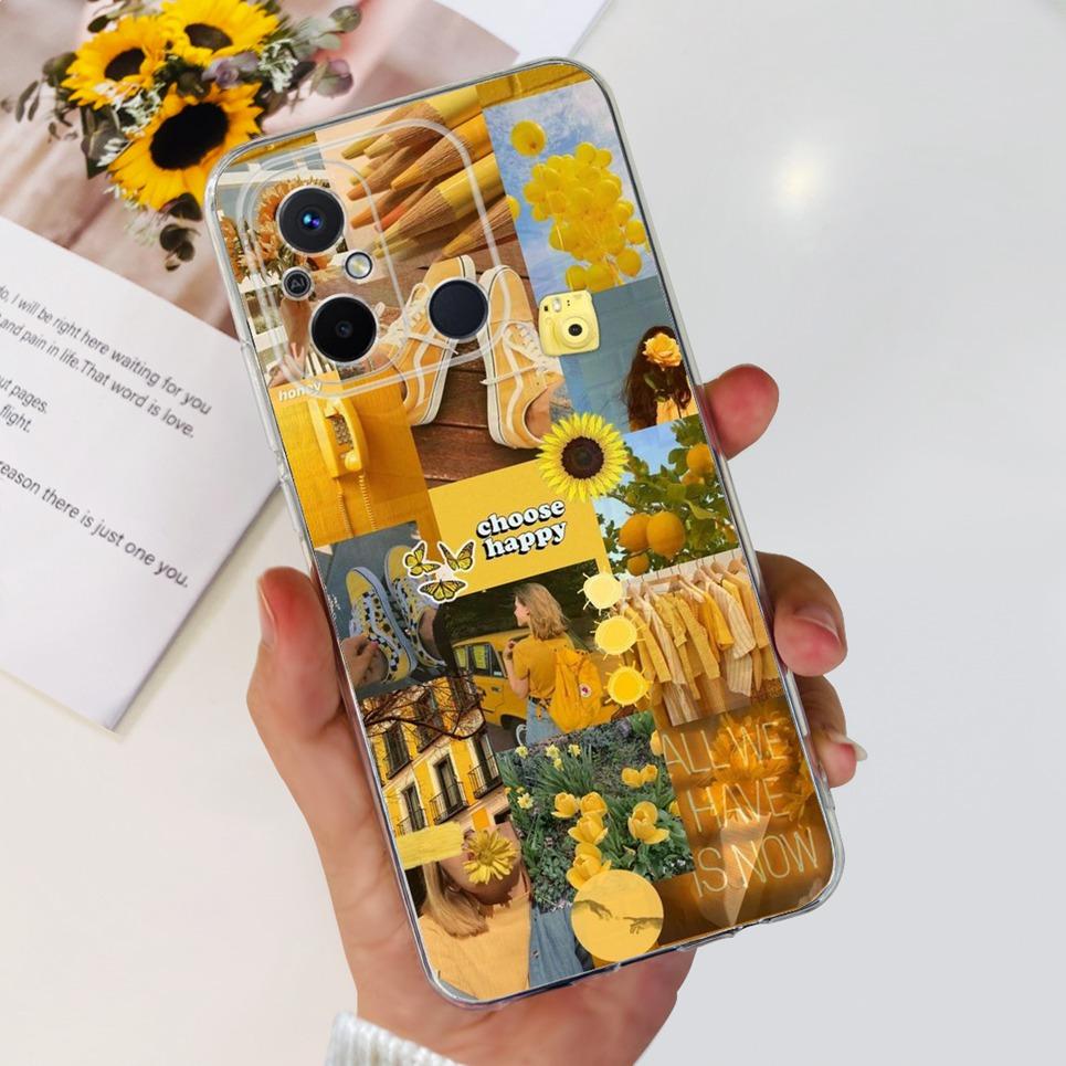 

For Xiaomi Redmi 12c 10c 10a Redmi 10 2022 Phone Case Transparent Colorful Back Cover On Redmi 10C Redmi10 Soft TPU Silicone Redmi 10c