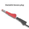 Heavy Duty Adjustable 4mm Test Leads Cables Set With Double Insulation Protective Suitable for Industrial Lab Equipment