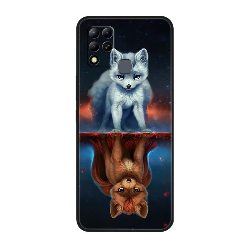 For Infinix Hot 11 G37 4G Case Covers TPU Black Silicone Cover for Infinix Hot11 G37 Protective X689F Soft G 37 Black Shells