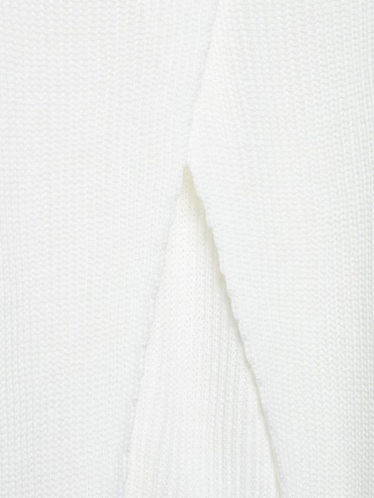 European & American Fashion Casual High Neck Slit Loose Knitwear