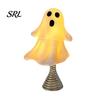 Versatile Lighted Ornament for Parties Cute Ghost LED Decorative Light, Christmas Tree Topper Light with Warm Soft Desktop Night Halloween Party Glow,