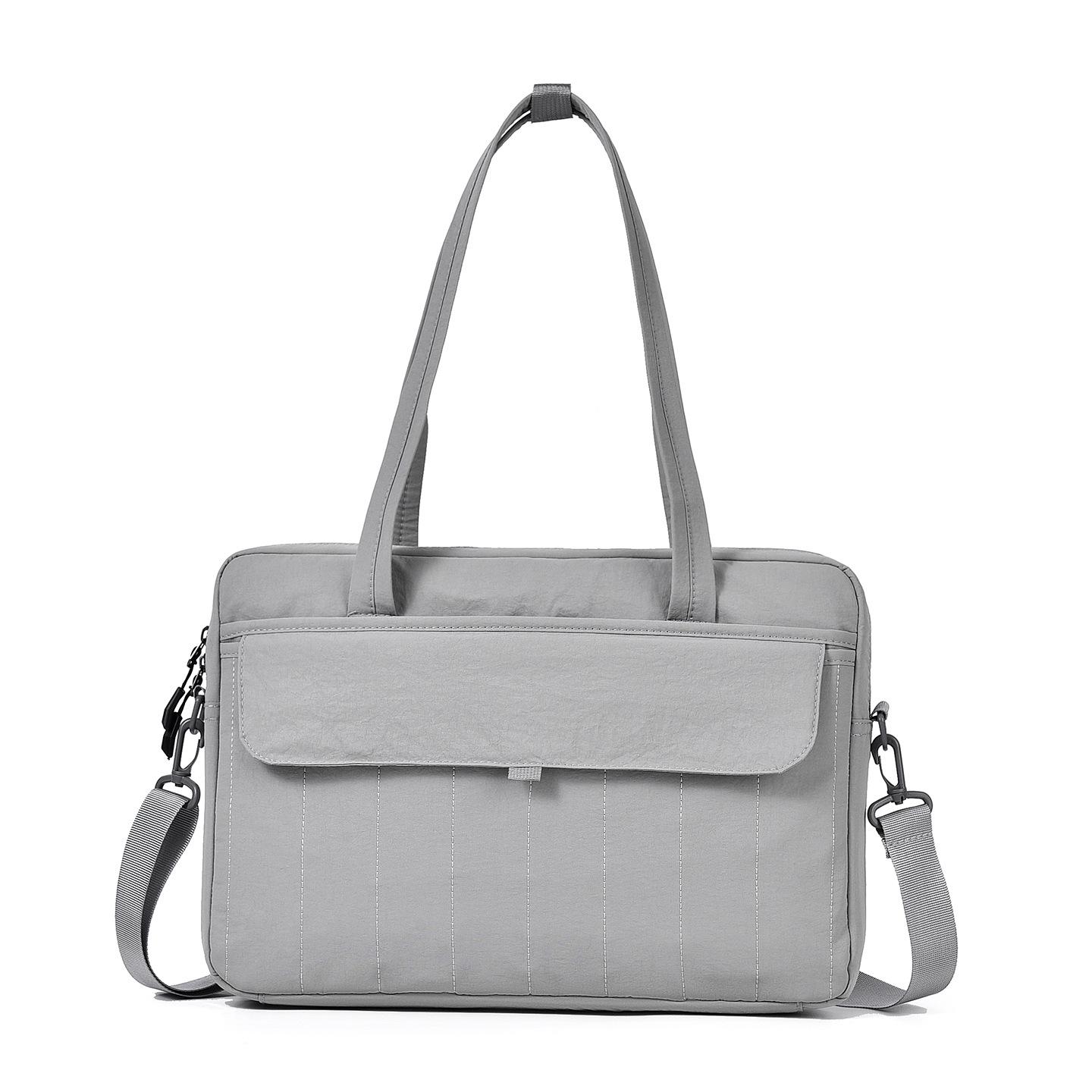 

TS JYL laptop bag,Large Laptop Shoulder Bag 13.3 14 16 Inch Waterproof Bag 15.6 сірий