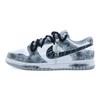 Nike Dunk Natural Graffiti Leather Abrasion Resistant Slip Resistant Low top Skateboard Shoes Unisex Gray Black HF5441-105(Team826-)