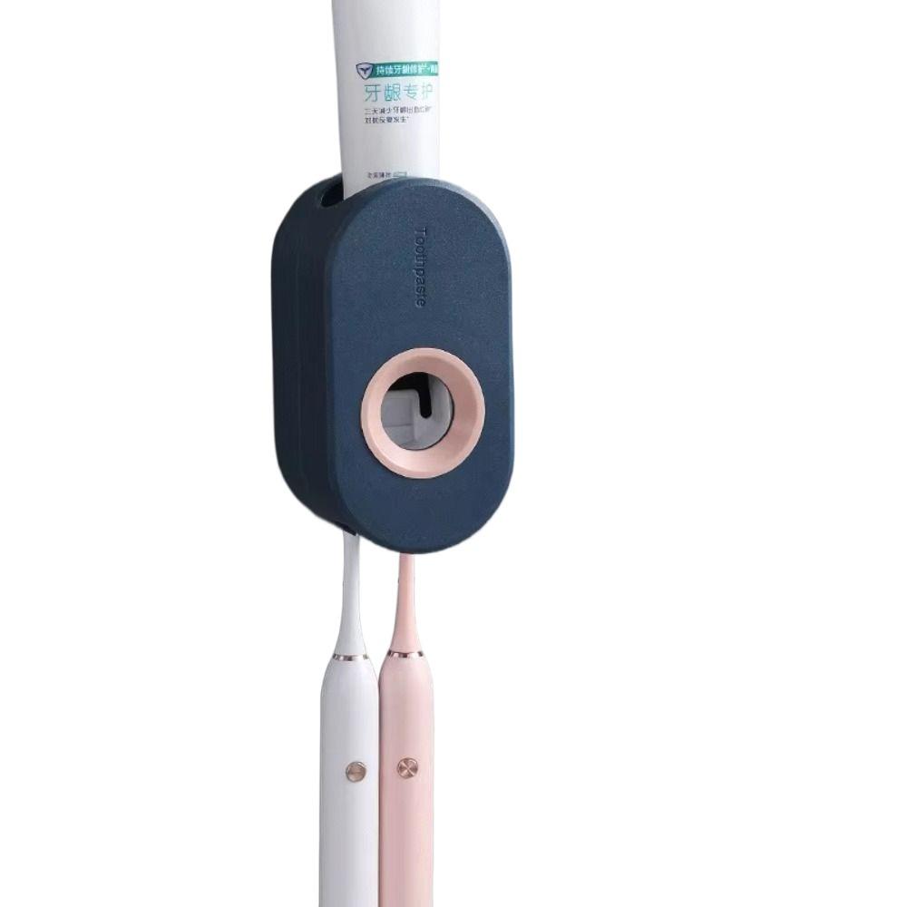 Automatic Toothpaste Dispenser Punch-Free Lazy Toothbrush Holder Toothpaste Squeezers  for Bathroom