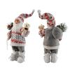 Christmas Santa Ornament Realistic Shape Lovely Scene Layout Festive New Year Decorate Standing Clear Texture Christmas Decorations Gift