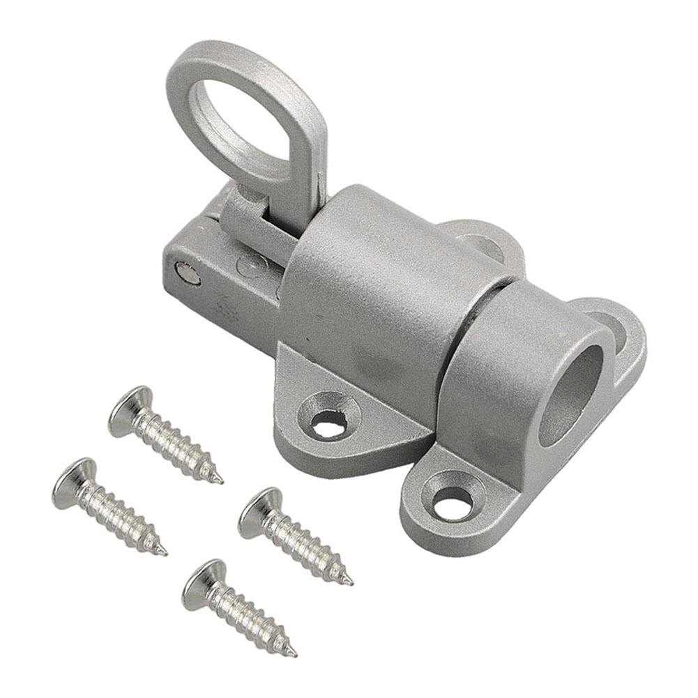 4pcs Spring Latches With Screws Aluminum Alloy Automatic Spring Latch Solid Aluminum Door Casement Latch Replacement Parts