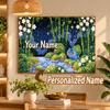 Bulbasaur Custom Name Diamond Painting Personalized 5D Full Drill DIY Diamond Art Home Decor