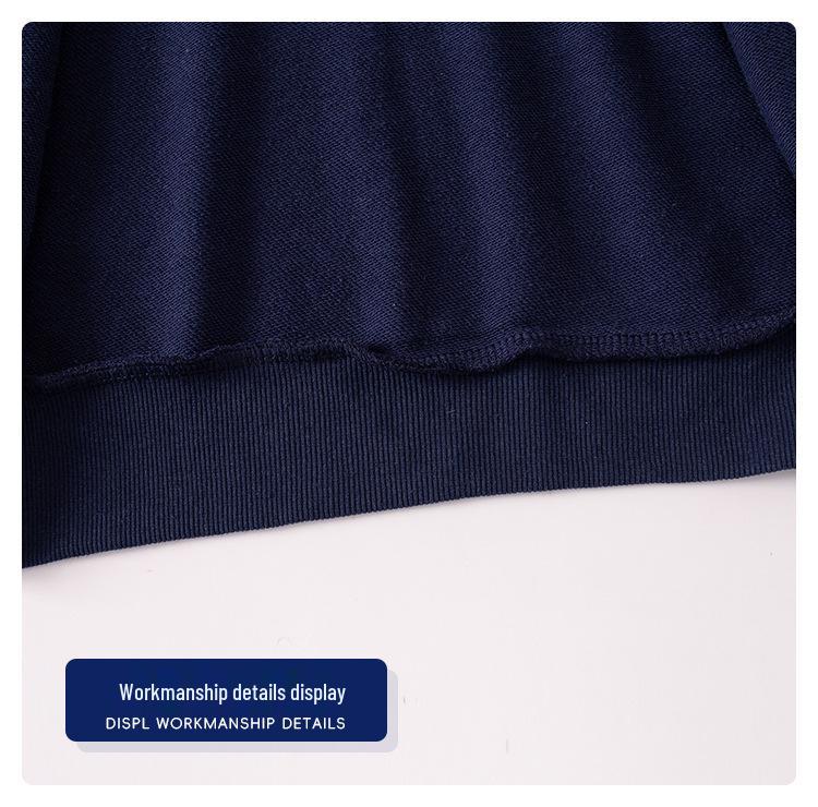 Kids' 2025 Hooded G Letter Zip-Up Jacket - Solid Color Korean Style Sweatshirt