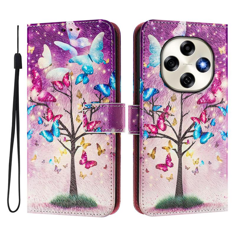 Luxury Flip Leather Case For OPPO A6 Pro 5G Flip Cover on For OPPO A6 GT A6i OPPOA6 Pro 4G Fundas Wallet Bags Flower Cases Shell