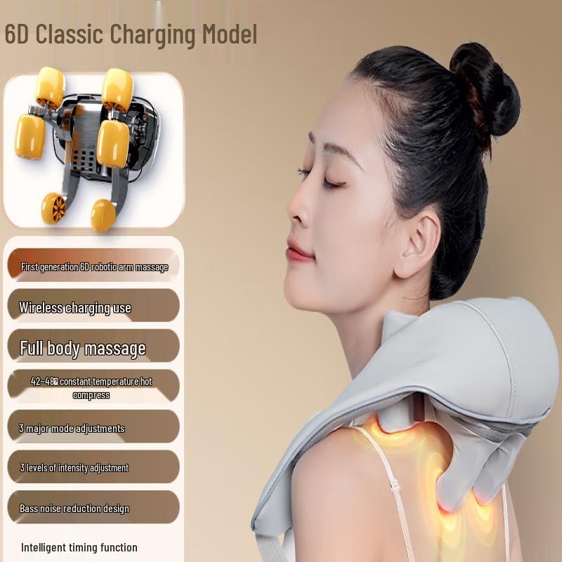 LISM 8-Head Trapezius and Neck Massager