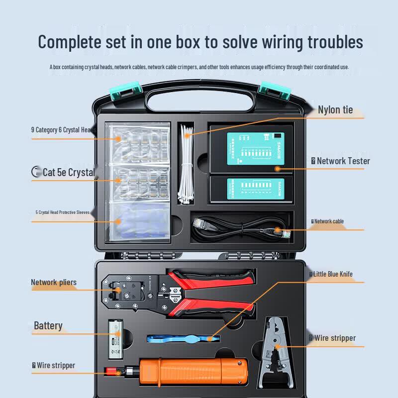 SAMZHE Network Cable Repair Tool Kit