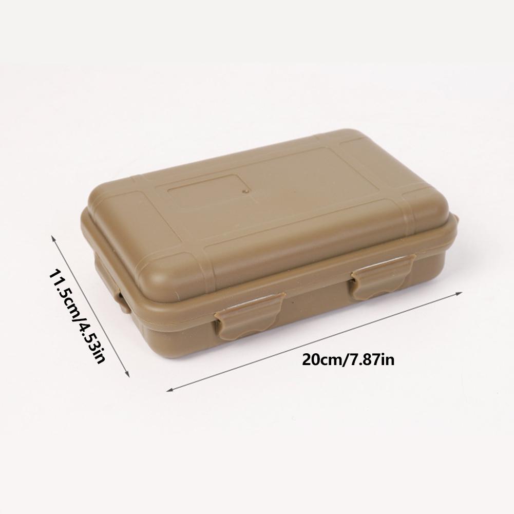 Velikost S/L/XL Venkovní Plastová Vodotěsná Uzavřená Survival Box Kontejner EDC Box na Nářadí Kempingová Cestovní Úložná Box Taška na Rybářské Potřeby