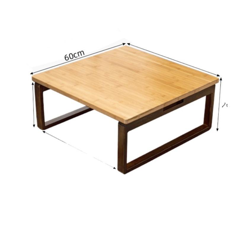 Japanese Solid Wood Zen Floor Desk Compact Tatami Stand Bedside Study Table Balcony Coffee Stand