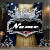 1PC Custom Name Royal Name outdooor Flannel blankets Throw Blanket All-Season Throw Gift Bedspread for Couch, Bed, Camping Holiday Birthda