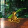 Retro Dog Yoga Statue Resin Animal Miniatures Sculpture Crafts Dog Figurine  Garden