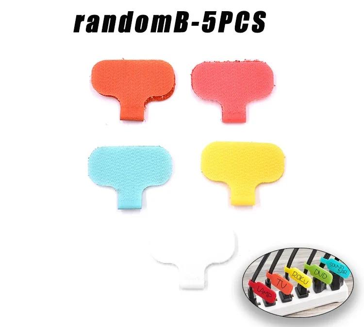 Magic Cable Label Writable Self Adhesive Wire Markers for Easy Identification Color Coding Tags Reusable for Organizing Cables