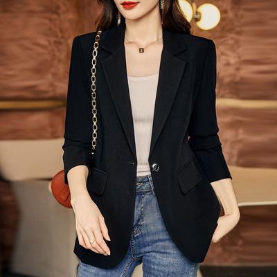 Women's Spring and Autumn Fashion Casual Jacket Design Sense Casual Back Split Suit Jacket Jacket Women