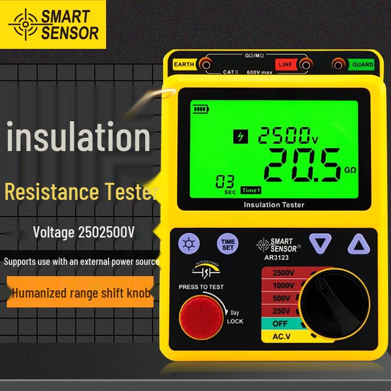 Smart Sensor High Voltage Insulation Resistance Tester (CN Version)