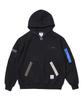 Zipper Oversized Hoodie Black