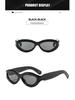 2024 High-End Tortoiseshell Cat-Eye Sunglasses for Women - Small Frame with UV Protection and Gradient Lenses