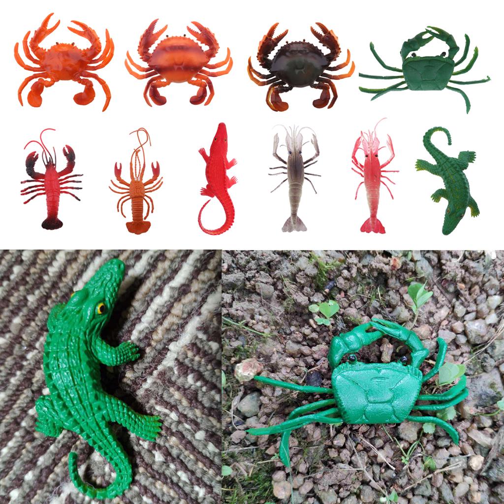 Aquarium Plastic Fish Tank Artificial Lobster Ornament PVC Vivid Lobster