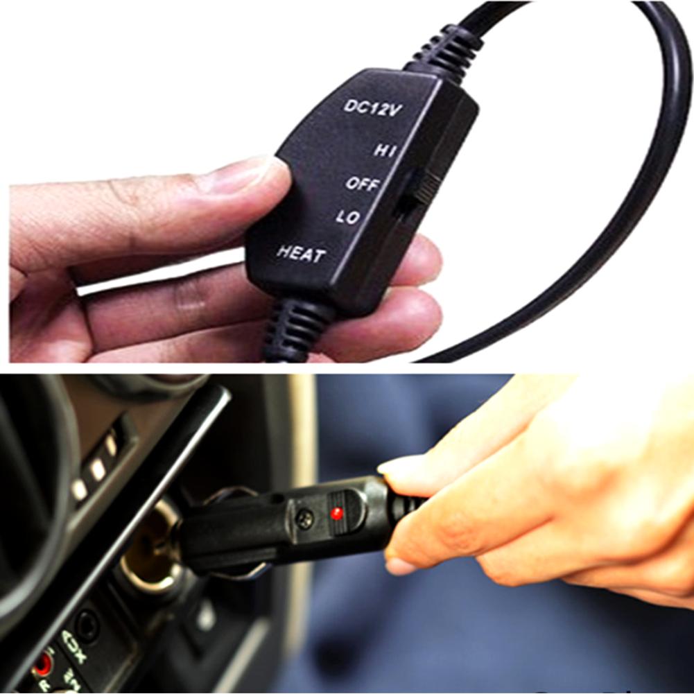 145*100cm Lattice Energy Saving Warm 12V Car Heating Blanket Autumn And Winter Electric Blanket Car Accessories