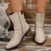 Women Boots Winter New British Style Short Boot Women Motorcycle Casual Ankle Boot Outdoor Fashion Comfortable Shoes for Women