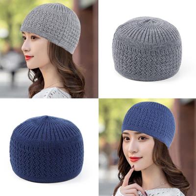 Knitted Hat Kippah Skull Cap Islamic Beanies Cap Muslim Cap Mosque Hats
