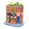 Christmas Decoration House Village with Led Lights up Collectible Building Figurine Home Desk Bookshelf Decor Holiday Indoor Use