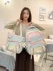 Girl School Backpack College Style Lightweight Nylon With Large Capacity For Teens