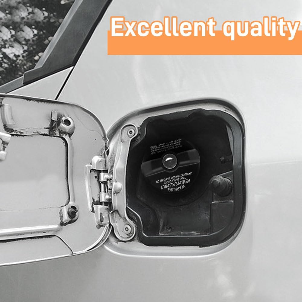 Locking Gas Cap, Fuel Tank Lock With Key, 77300-47020, 10504 Car Accessories Compatible With Toyota 4Runner, Chevy Camaro, Honda CRV, Infiniti