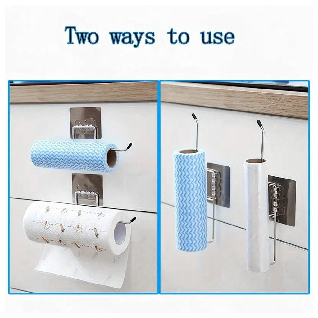 Adhesive Toilet Paper Holder for Bathroom Kitchen Organizer Towel Roll RackHanging Storage Stand Napkin Dispenser WC Acssories