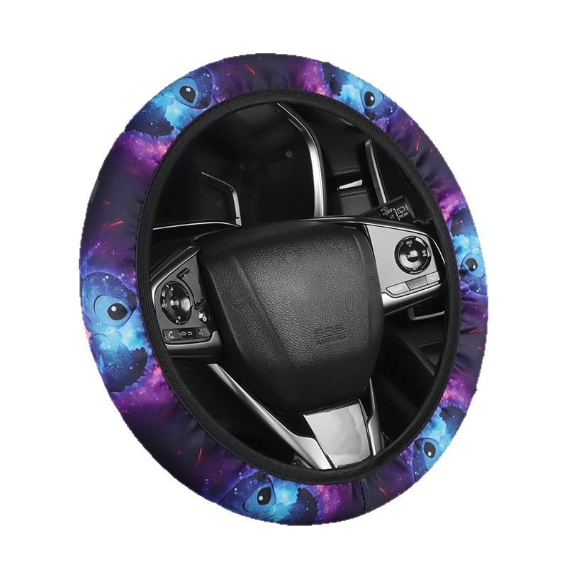 Kiki the Cat Universal Elastic Steering Wheel Cover - All Seasons, No Inner Ring