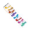 Colorful Glittering Musical Note Sticker Peeling and Stick Waterproof Decoration Adhesive Decal for Classroom Decors