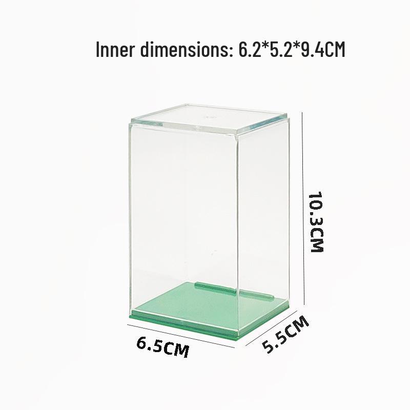 Transparent Dustproof Display Box for LEGO Figures and POP MART Dolls