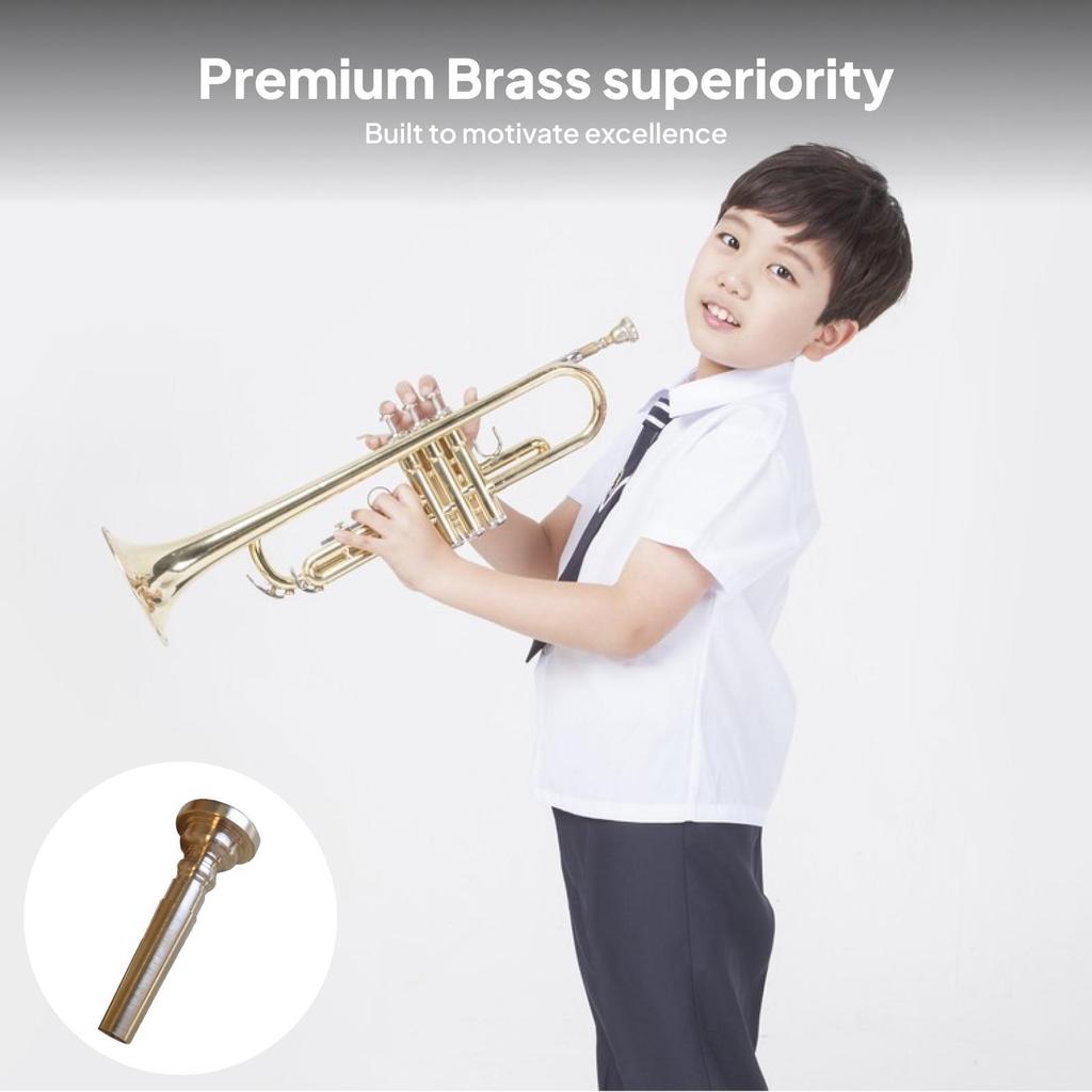 Brass Instrument horn Trumpet Mouthpiece About 6.5 X 2.5 Cm