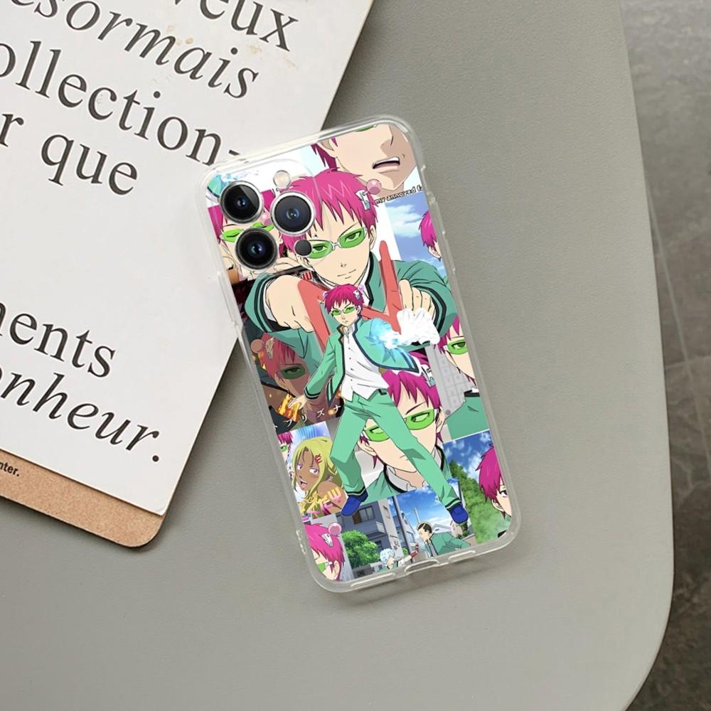Das Katastrophale Leben des Saiki K Handyhülle Für iPhone 13 14 Pro Max XS XR 12 11 Pro 13 Mini 6 7 8 Plus Transparente Rückseite Capa
