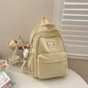 Schoolbag Japanese Simple Ins Niche Schoolbag Girls, Junior High School High School College Students Backpack Light Commuter Travel Backpack