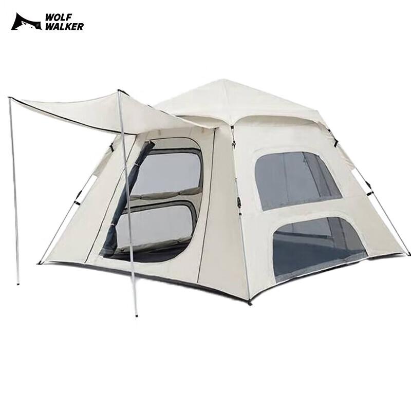 Wolf Walker 5-8 Person Automatic Quick Setup Camping Tent 240x240x155cm
