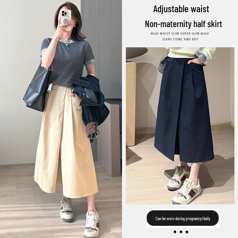 Maternity High-End Irregular A-Line Skirt - 2026 Slim Fit XL