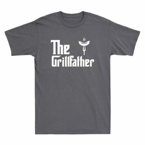 The Grillfather Funny Fathers Day BBQ Barbecue Grill Men s Short Sleeve T-Shirt XXL