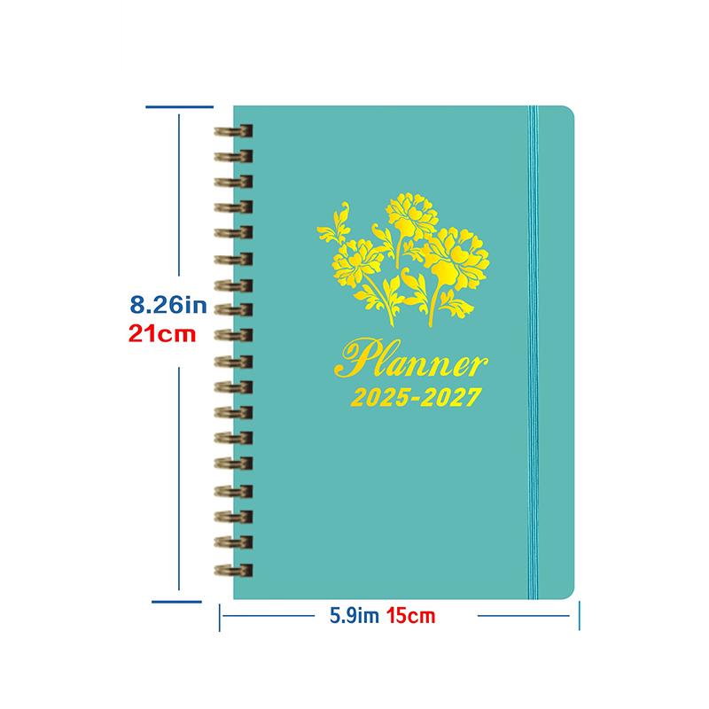 2025-2027 Monatsplaner Notizbuch Schreibwaren Campus Geschenke Agenda Journal Schulanfang Bürobedarf Notizblock Zubehör