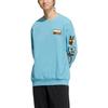 Adidas Neo Sweatshirts Unisex Vintage Blue Crew Neck Moderate Other IA6847