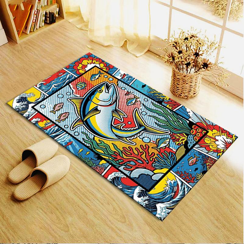 2025 New Ocean Carpet Rug for Living Room Bedroom Home Sofa Decoration,Kids play Non-slip Floor Mat102