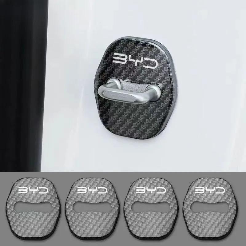 BYD 4Pcs Car Door Protective Cover Stainless Steel for BYD Dolphin Surf Seagull Shark Sealion Atto 3 Yuan Plus Song Plus Seal