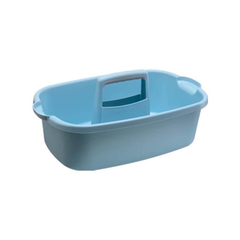 Thick Plastic Handheld Storage Basket for Bathroom, Kitchen, Cosmetics, and Cleaning Tools