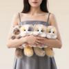 Pendentif en peluche mignon pour sac à dos de fille, porte-clés décoratif pour sac de couple