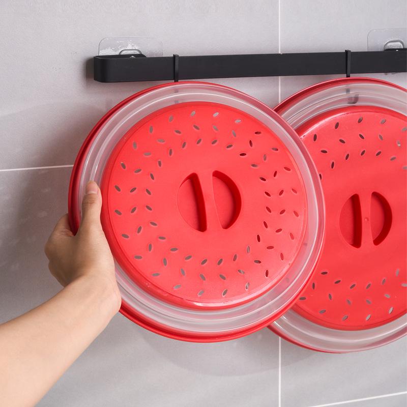 Microwave Splatter Guard & Silicone Folding Cover - Multi-Size, Fresh-Keeping & Heat-Resistant