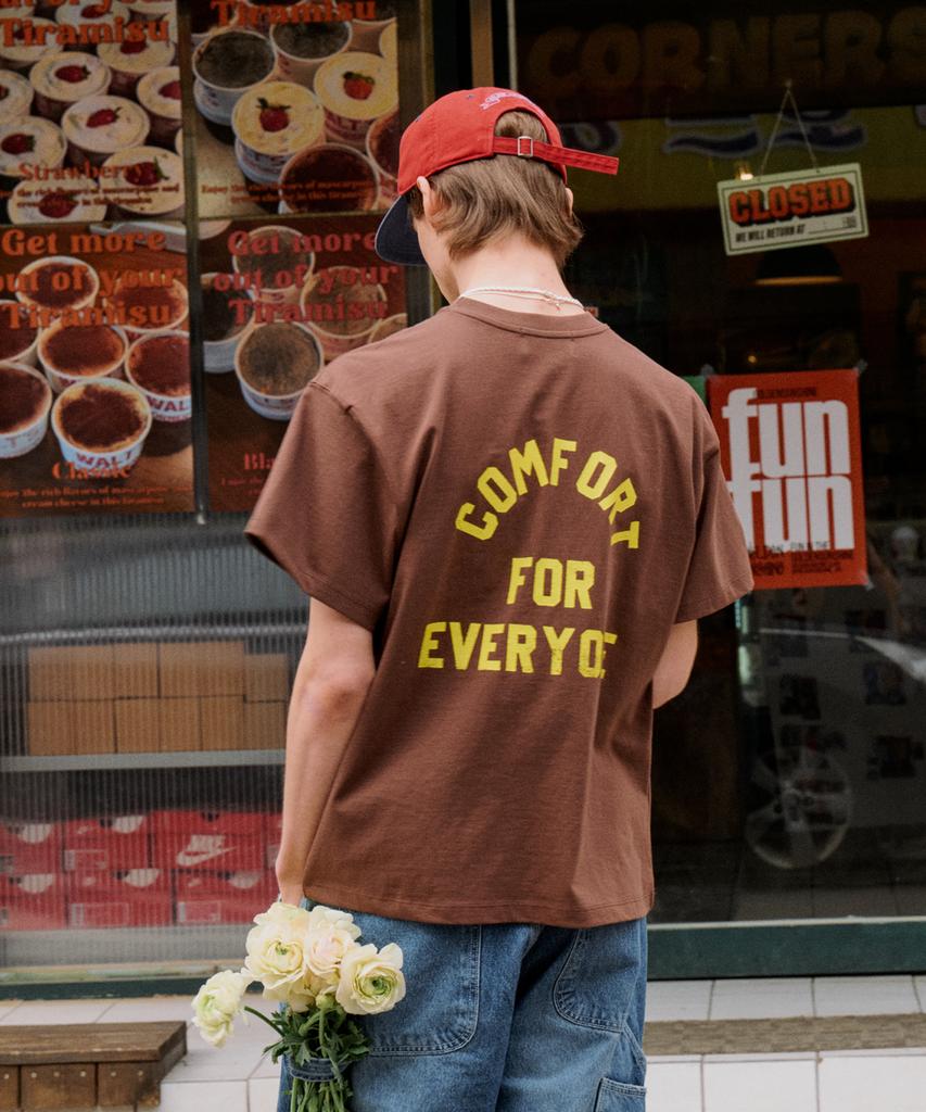 GOLDEN SUNSHINE Comfort Tee_Brown