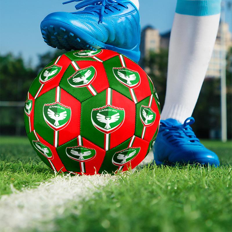 Amed SK Print Größe 5 Fußball, PU Abriebfester Fußball für Spieltraining und tägliches Üben, Geburtstagsgeschenk für Fußballfans